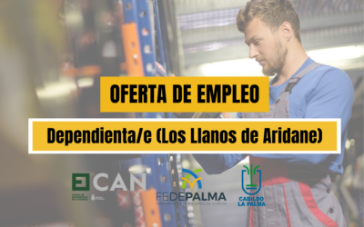 OFERTA DE EMPLEO: Dependienta/e de repuestos en Los Llanos de Aridane