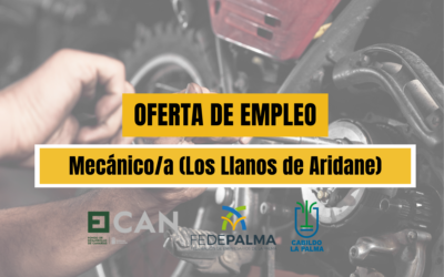 OFERTA DE EMPLEO: Mecánico/a civil para Los Llanos de Aridane