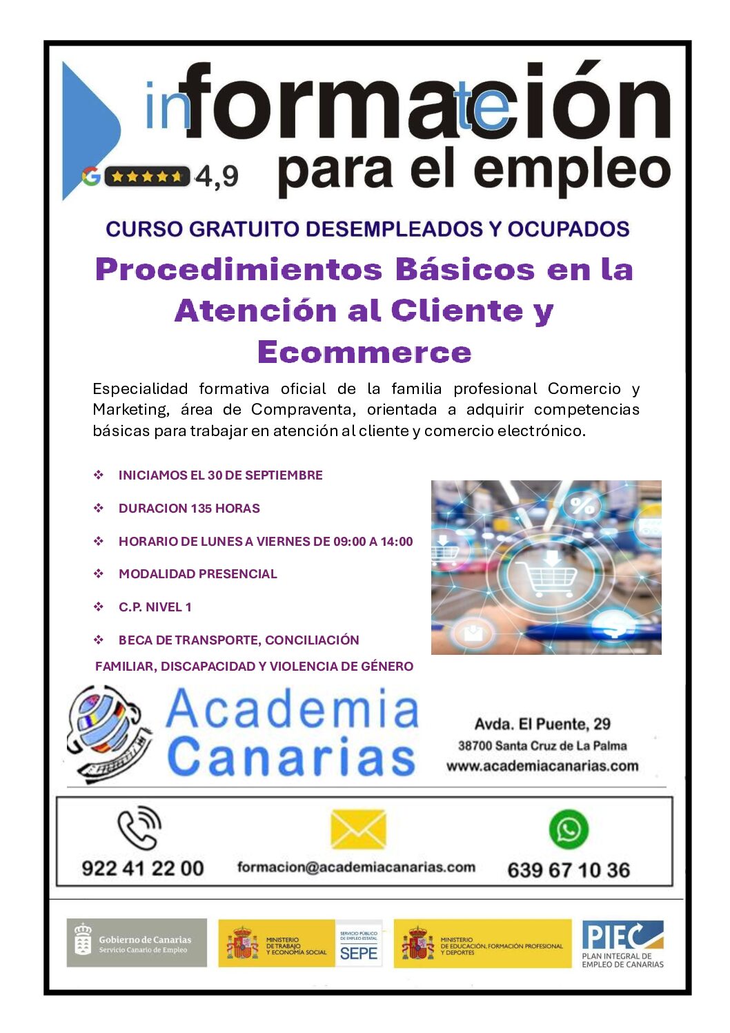 Procedimiento Básicos en la Atención al Cliente y Ecommerce