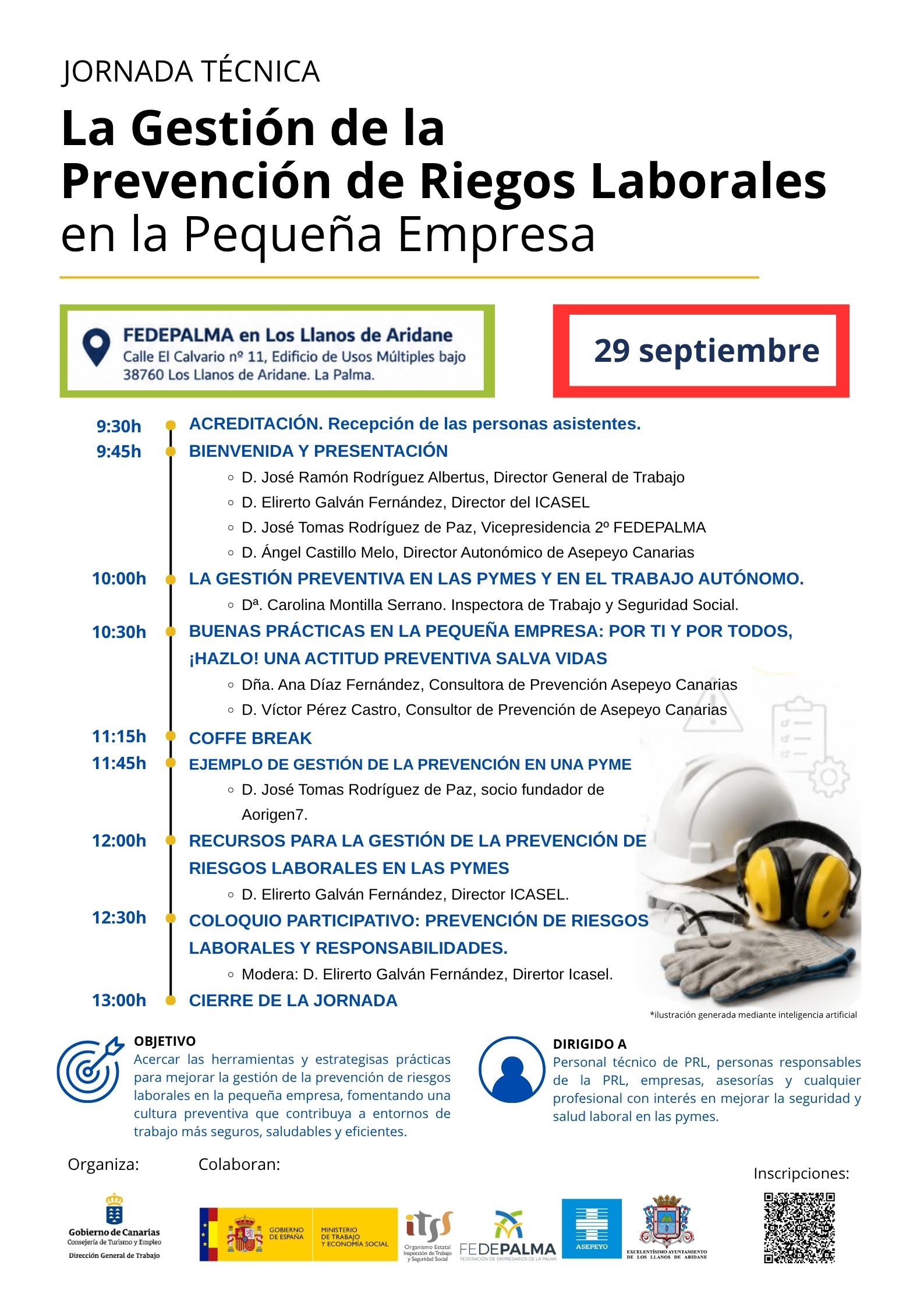 Jornada: La Gestión de la Prevención de Riesgos Laborales en la pequeña empresa