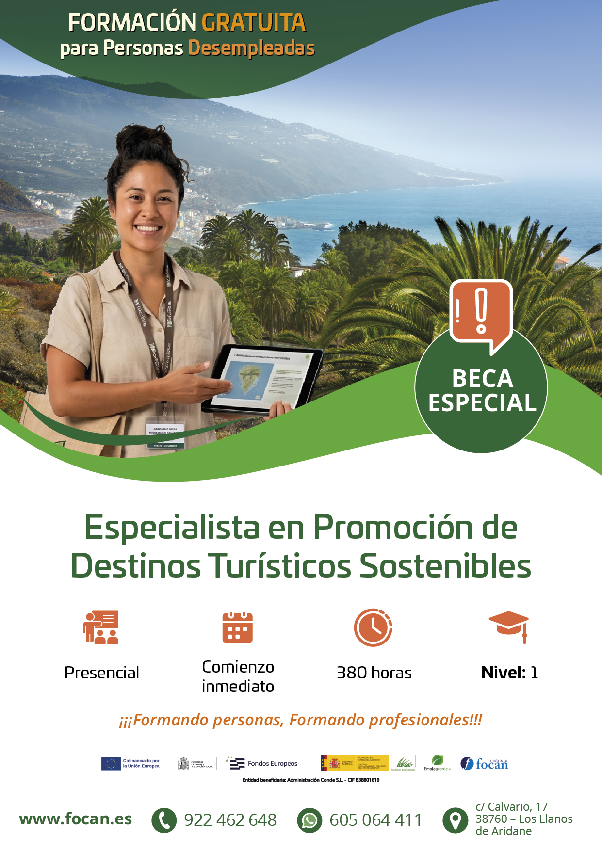 Especialista en promoción de destinos turísticos sostenibl