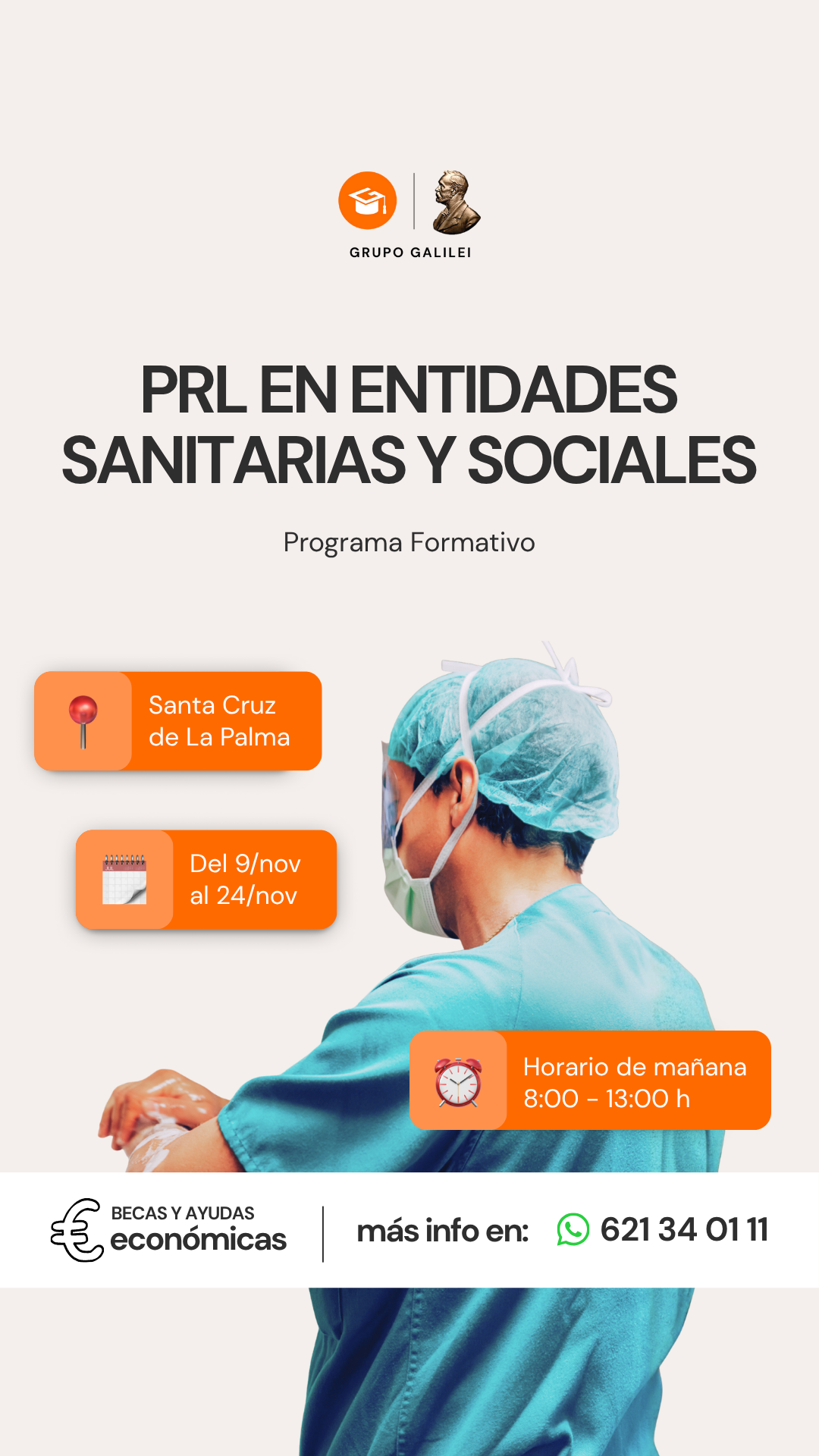 PRL EN ENTIDADES SANITARIAS Y SOCIALES